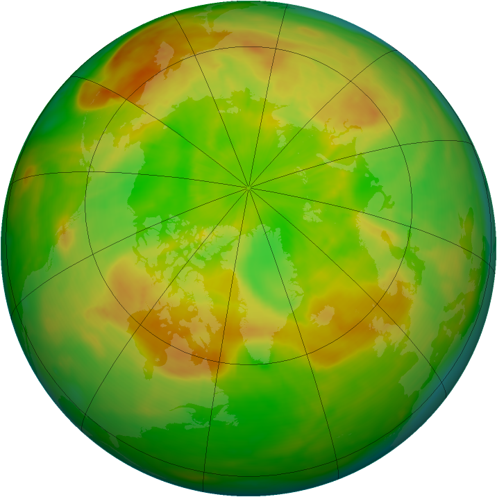 Arctic ozone map for 28 May 2015